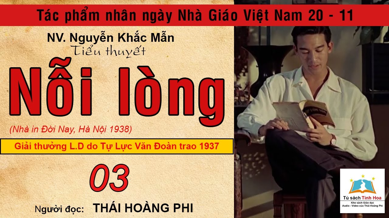 NỖI LÒNG. Tập 03. Tác giả: NV. Nguyễn Khắc Mẫn. Người đọc: Thái Hoàng Phi