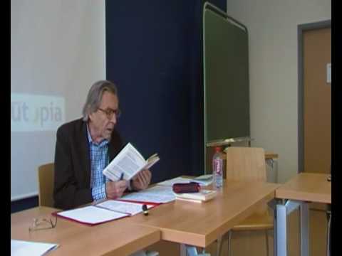 Jean Pierre Faye 5/7 Colloque  Philosophie Praxis Université Amiens