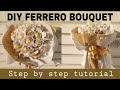 DIY Ferrero Rocher Bouquet Tutorial| Bouquet making by carrybags|How to make Ferrero rocher bouquet