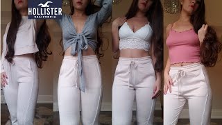 Hollister Unboxing and Try-on haul (Softest Loungewear) screenshot 3