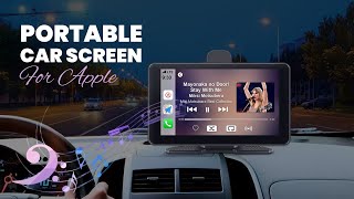 AMTIFO A28 Wireless CarPlay Car Screen for Apple: 7" Android Auto with Backup Camera! screenshot 4