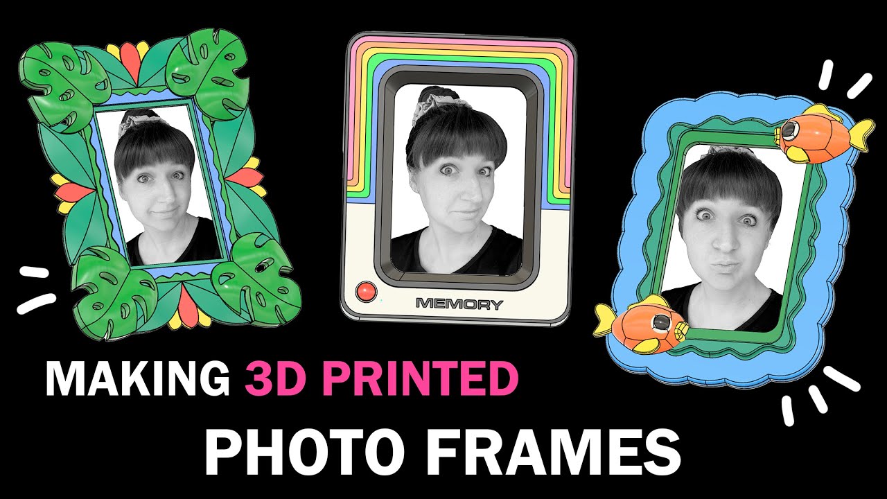 3D Modeling and 3D Printing my own Photo Frames! - YouTube