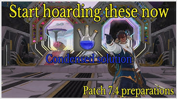 Gecondenseerde oplossingslandbouw voor patch 7.4