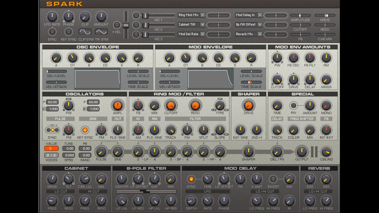 1 hour sound design W/ Spark