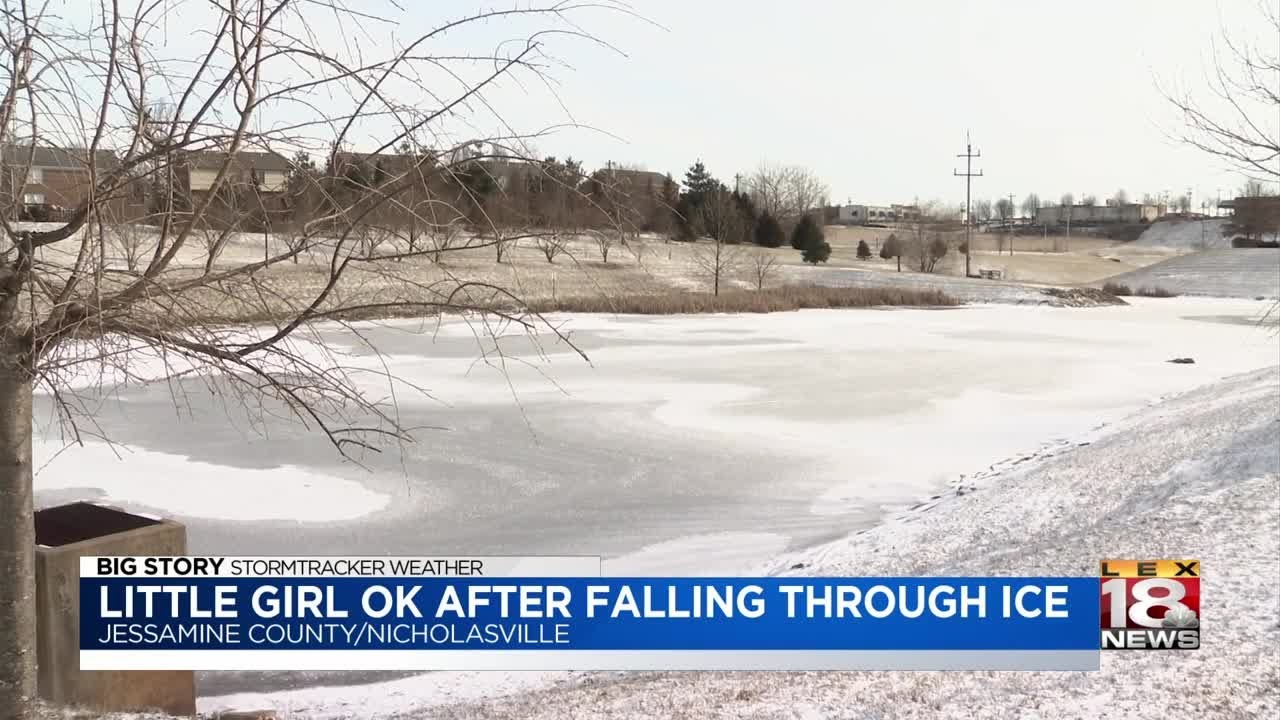 Little Girl Ok After Falling Through Ice YouTube