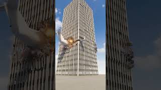 Plane Crash Into building 😱 #teardown #crash #realistic