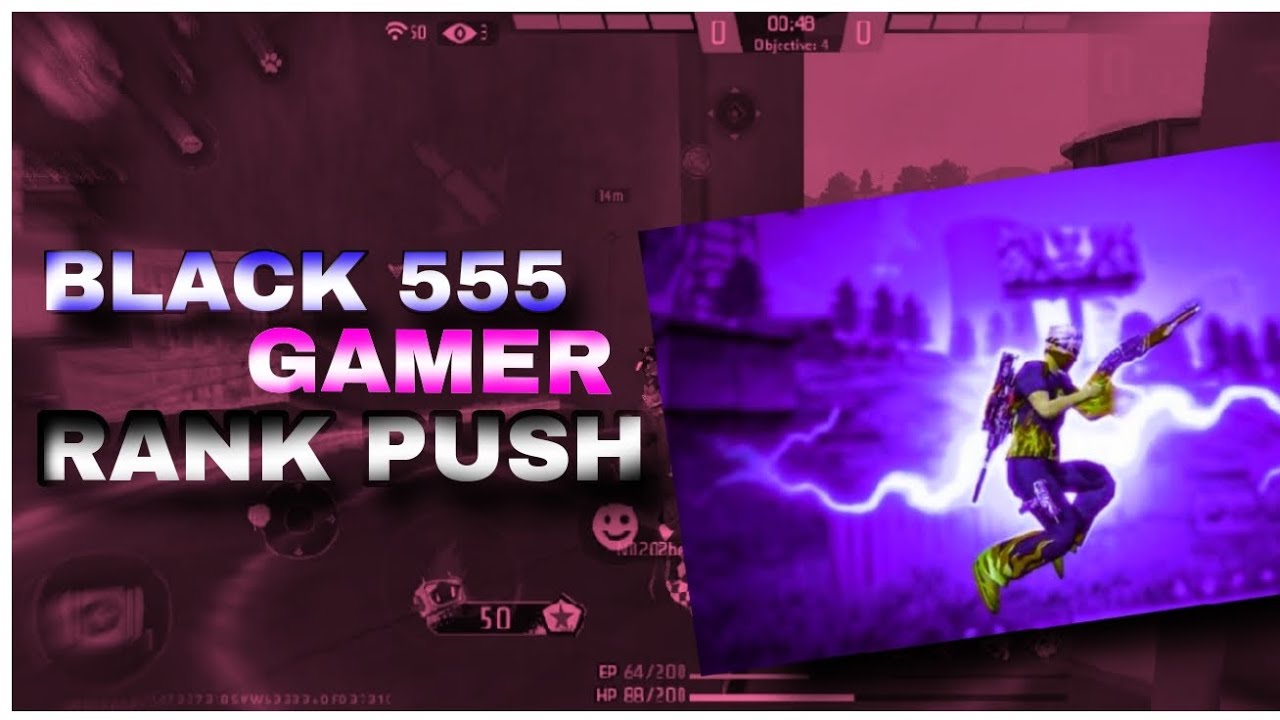 BLACK 555 GAMER 🎮 BR RANK PUSH - YouTube