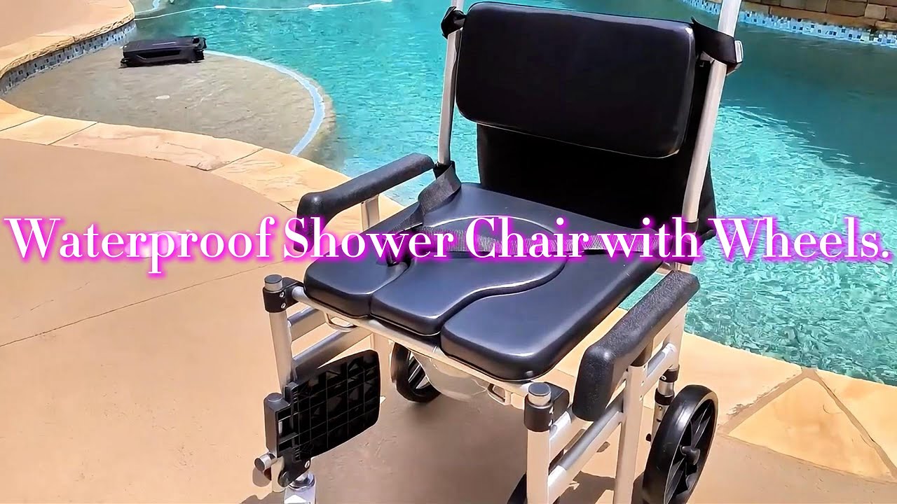 3-in-1 Bedside Commode Wheelchair First Look Shower Safe Magic!