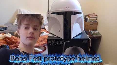Boba Fett prototype helmet unboxing jango Fett Build part 1