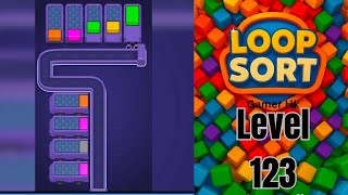 Loop Sort Level 123 Walkthrough Solution 
