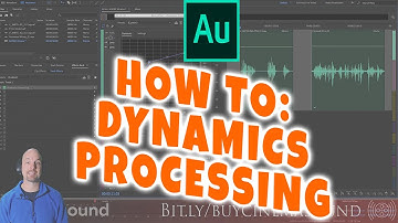 Adobe Audition How To: Dynamics Processing