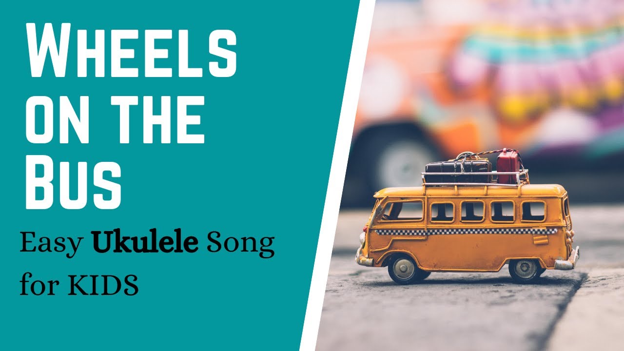 Wheels on the Bus UKULELE lesson Little Ukes (Ukulele lesson for KIDS