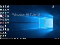 Windows 10 for beginners Tutorial Part 1
