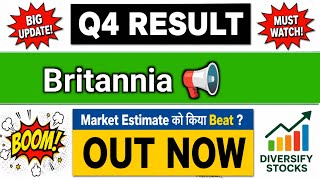 Britannia Q4 Results 2026  Britannia Share News Today  Britannia Result Today  Britannia Dividend