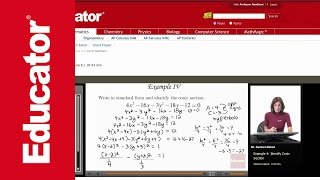 Algebra 2: Identifying Conic Sections