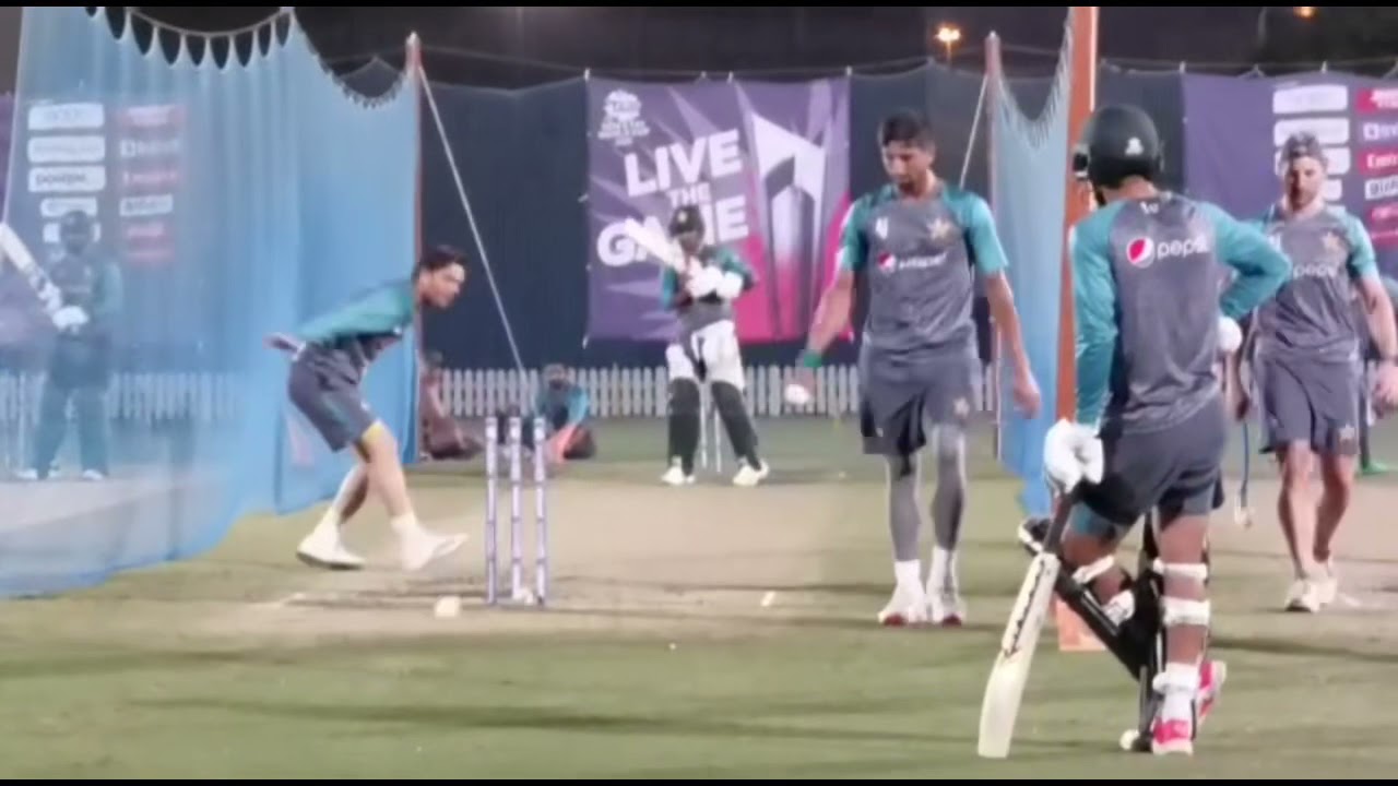 Pakistan Cricket Team Training Before Practice Match against South