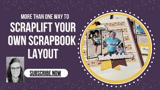 Old Scrapbook Layout | New Purpose