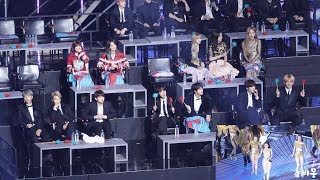 BTS, BLACKPINK Reaction to HWASA, MAMAMOO (마마무 화사 무대보는 방탄소년단, 블랙핑크) 4K 직캠 by 비몽