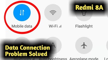 Fix Redmi 8A Data Connection Problem Solved