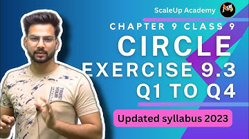 Ex 9.3 Q1 to Q4 | Circle Chapter 9 | Class 9th | Maths Ncert | Part_6