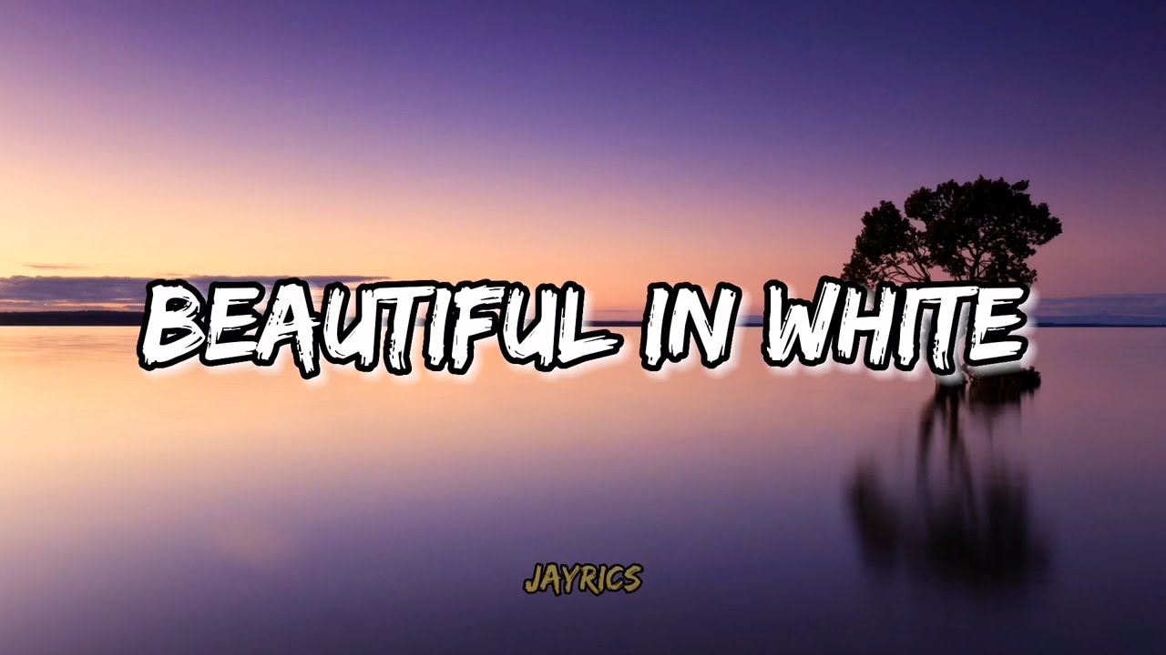 Westlife Beautiful in white (Lyrics) YouTube
