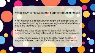 What Is Dynamic Customer Segmentation In Retail? - Retail Employee Playbook