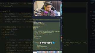 Build an IP to Location App w/ React + IPstack API | #Coding #WebDev #API #Shorts