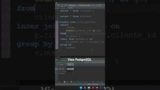 View PostgreSQL #view #psql #postgresql #tutorial #database #bancodedados