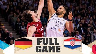 Germany v Croatia | Full Basketball Game | FIBA Basketball World Cup 2027 European Qualifiers