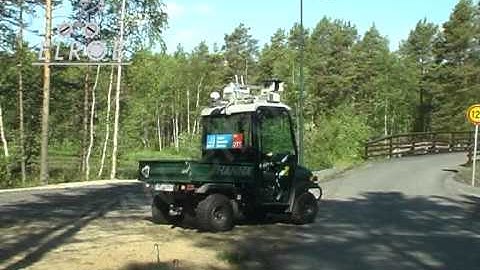 ELROB 2009 - Autonomous Navigation Trial - University of Hannover - RTS-Hanna