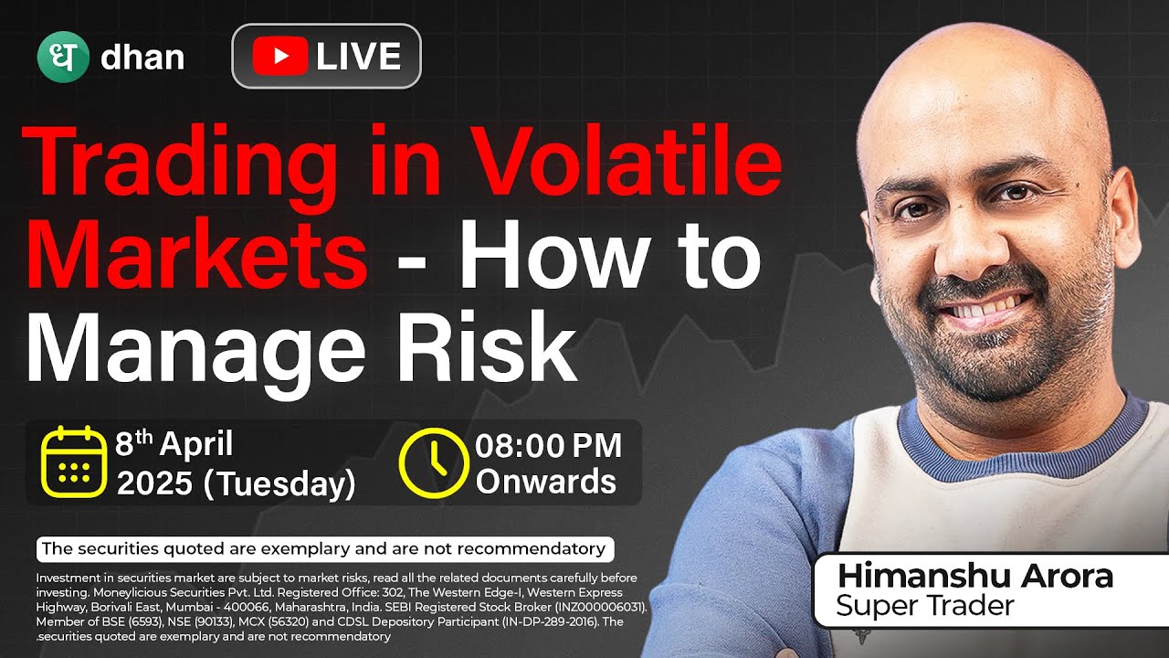 Trading in Volatile Markets - How To Manage Risk | Dhan - YouTube