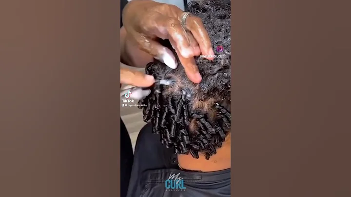 Coil/comb twist natural hair using My Curl products