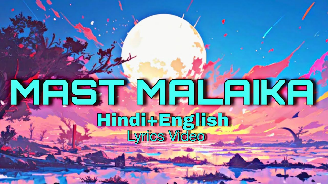 Masth Malaika Hindi Lyrics Video| Mark (Hindi) | Kichcha Sudeepa, Nishvika | V Kartikeyaa