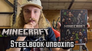 A Minecraft Movie steelbook UNBOXING // 4k Ultra Bluray