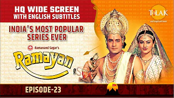 Ramayan EP 23 - भरत-शत्रुघ्न का वन गमन | भरत-निषाद मिलन | HQ WIDE SCREEN | English Subtitles