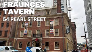 Fraunces Tavern in NYC - History and 4K walkthrough