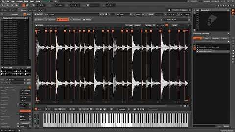 Renoise: drum loop slicing