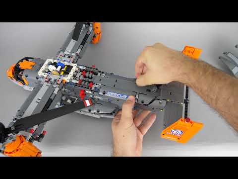 LEGO Technic 42113 V-22 Osprey disassembly process