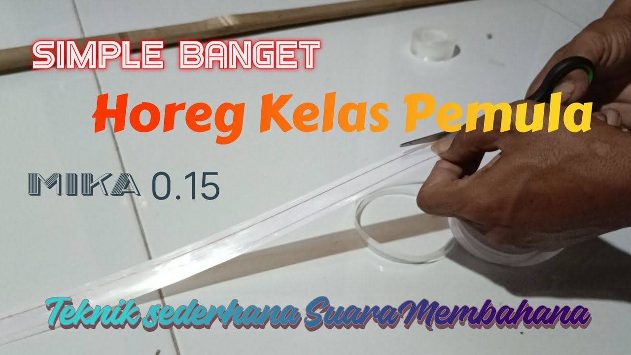 Cara Simple membuat Sendaren Horeg Pentangan Lentur