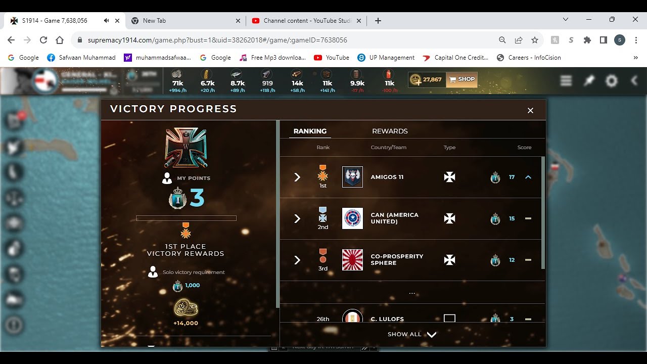 Supremacy 1914 New 500 Map Part 4 Secret Tip YouTube 