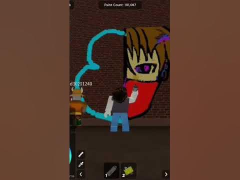 Spray paint roblox - YouTube