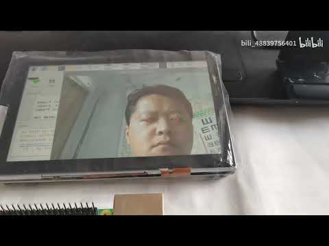 Iris Tracking Using Raspberry Pi 5" TFT Capacitive Screen