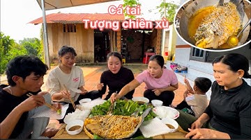 Hôm Nay Mai Xuống Nhà Bà Nội Chiên Xù Cá Tai Tượng Cuốn Bánh Tráng 
