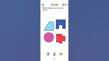 Brain Out Level 56 "Which shape has the most sides?" Solution by Rick Gaming
