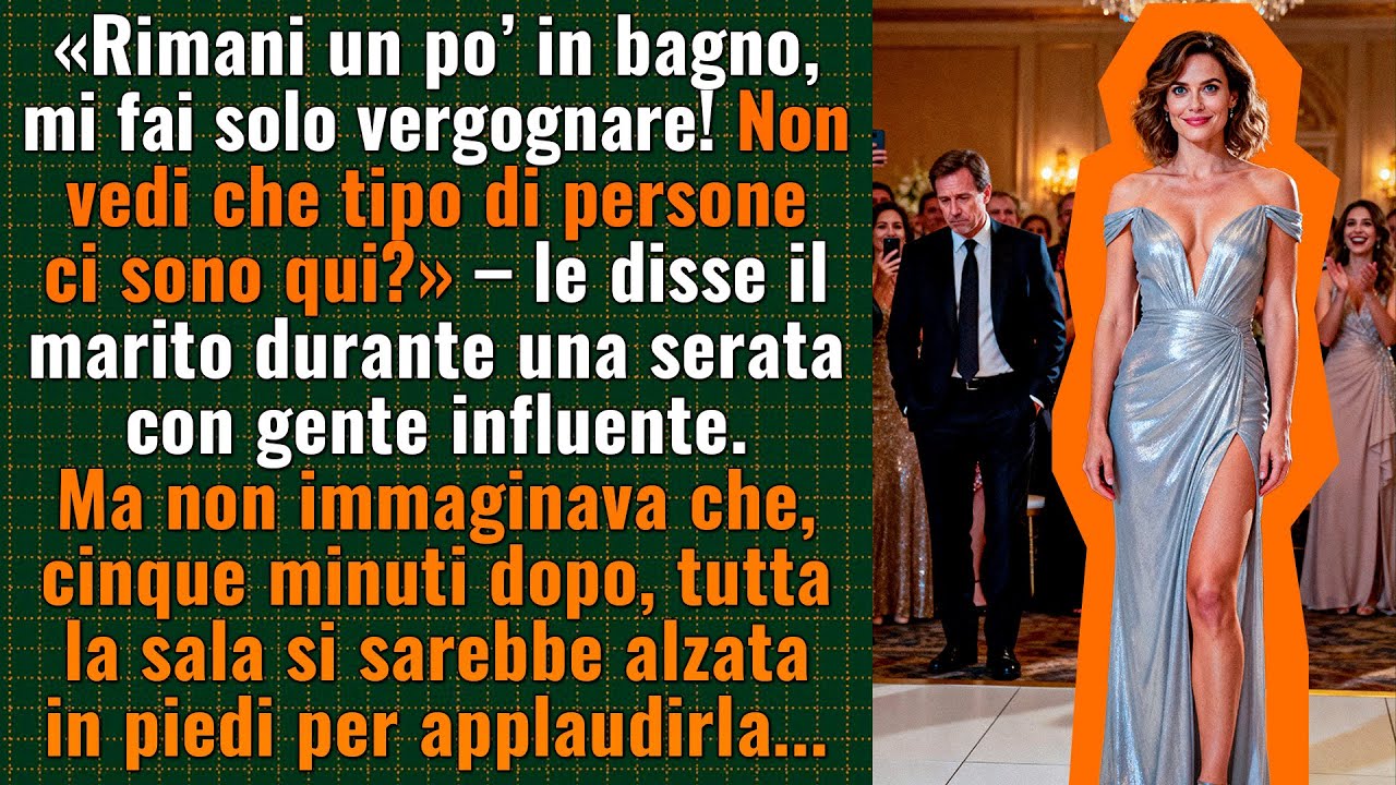 Mio marito mi mandò in bagno: «Non farmi vergognare!» — cinque minuti dopo tutta la sala applaudiva!