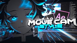 How To Make Move Cam Style in After Effects |  After Effects AMV Tutorial
