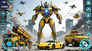 TRANSFORMERS STYLE! ⚔️ Raptor Drone &amp; Supersonic Jet Battle