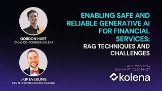 Enabling Safe and Reliable Generative AI for Financial Services: RAG Techniques and Challenges