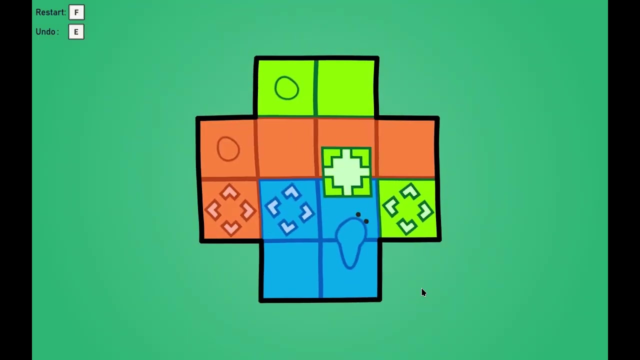 Colorboration — A colorful sokoban game in which colors must help each other