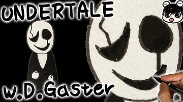 【UNDERTALE】How to draw W.D. Gaster | step by step